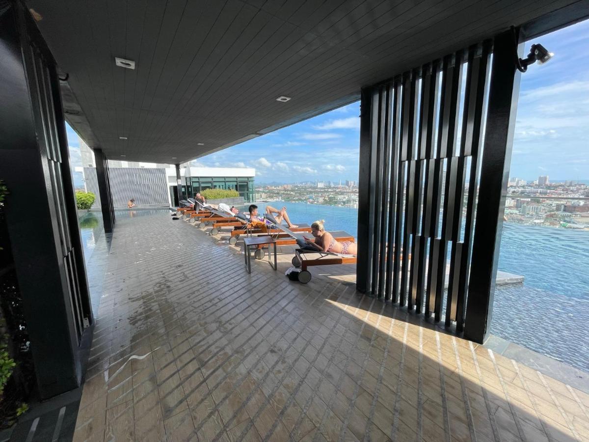 Best Location Condo With Swimming Pool, Gym, Sauna, Washing Mashine, Fast Internet In Central Of 芭達亞 外观 照片