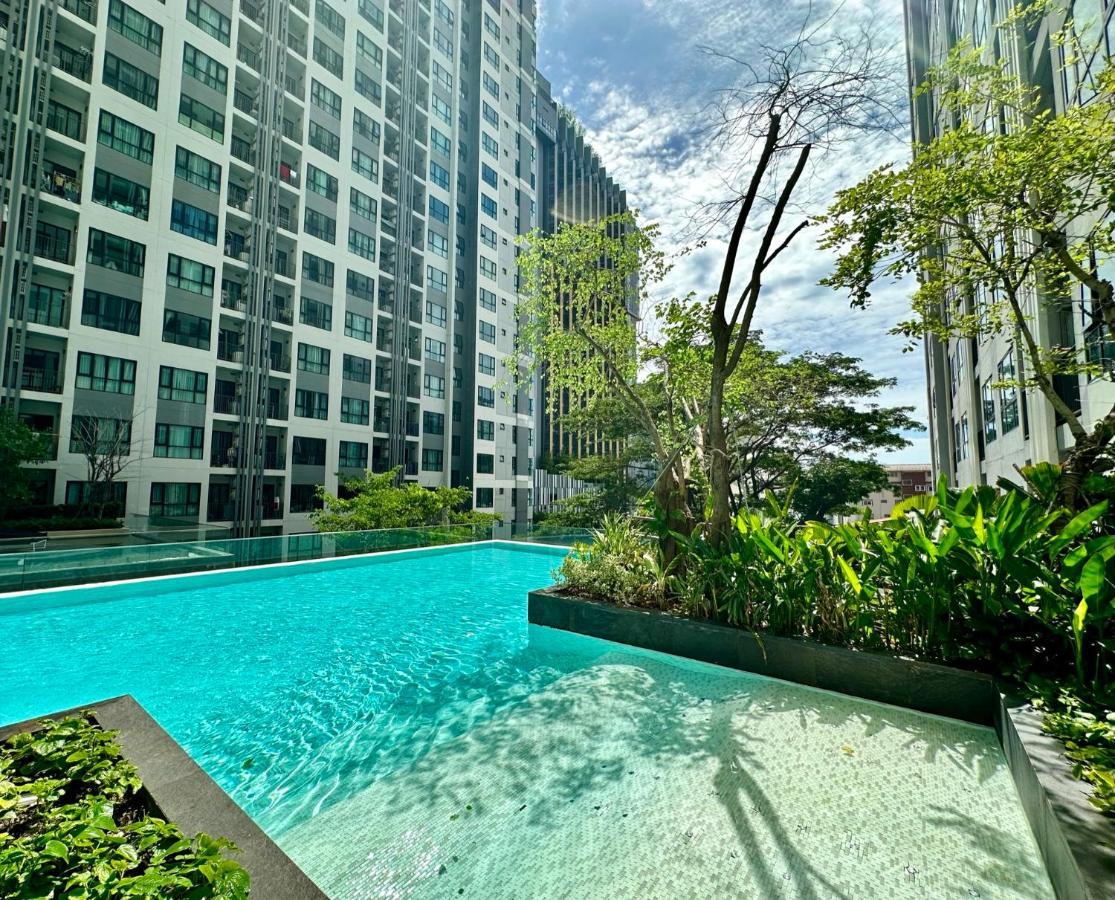 Best Location Condo With Swimming Pool, Gym, Sauna, Washing Mashine, Fast Internet In Central Of 芭達亞 外观 照片