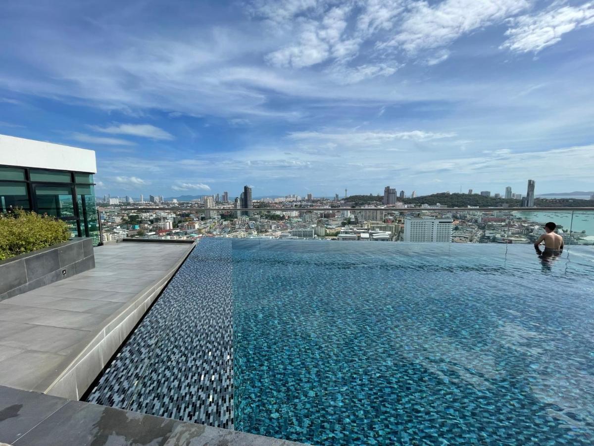 Best Location Condo With Swimming Pool, Gym, Sauna, Washing Mashine, Fast Internet In Central Of 芭達亞 外观 照片