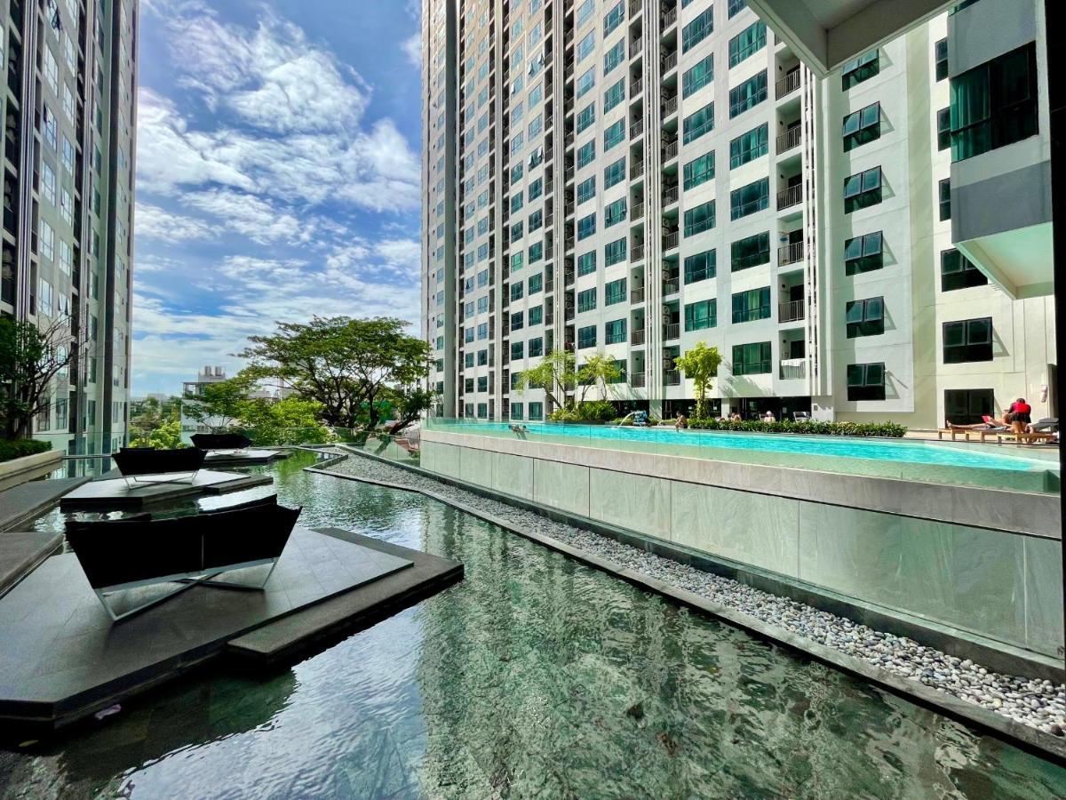 Best Location Condo With Swimming Pool, Gym, Sauna, Washing Mashine, Fast Internet In Central Of 芭達亞 外观 照片